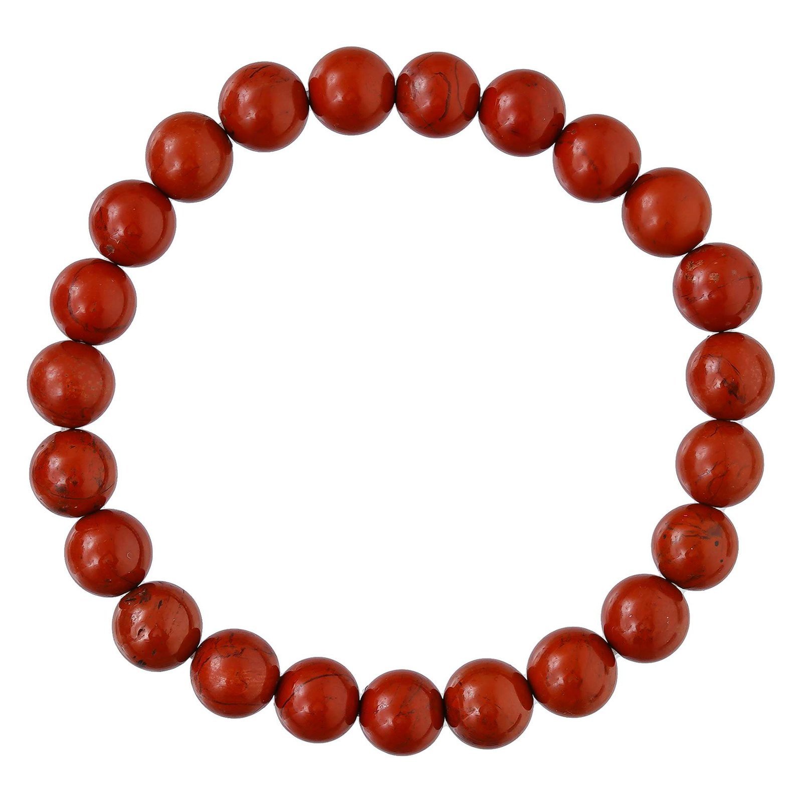 Red Jasper Bracelet for Women Men’s Gifts – Protection Healing Crystal Bracelet – 8mm Gemstone Beaded Adjustable