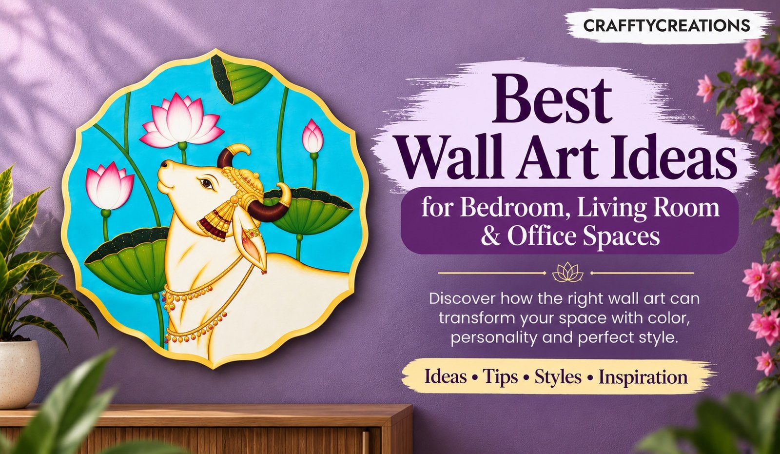 Best Wall Art Ideas for Bedroom, Living Room & Office Spaces